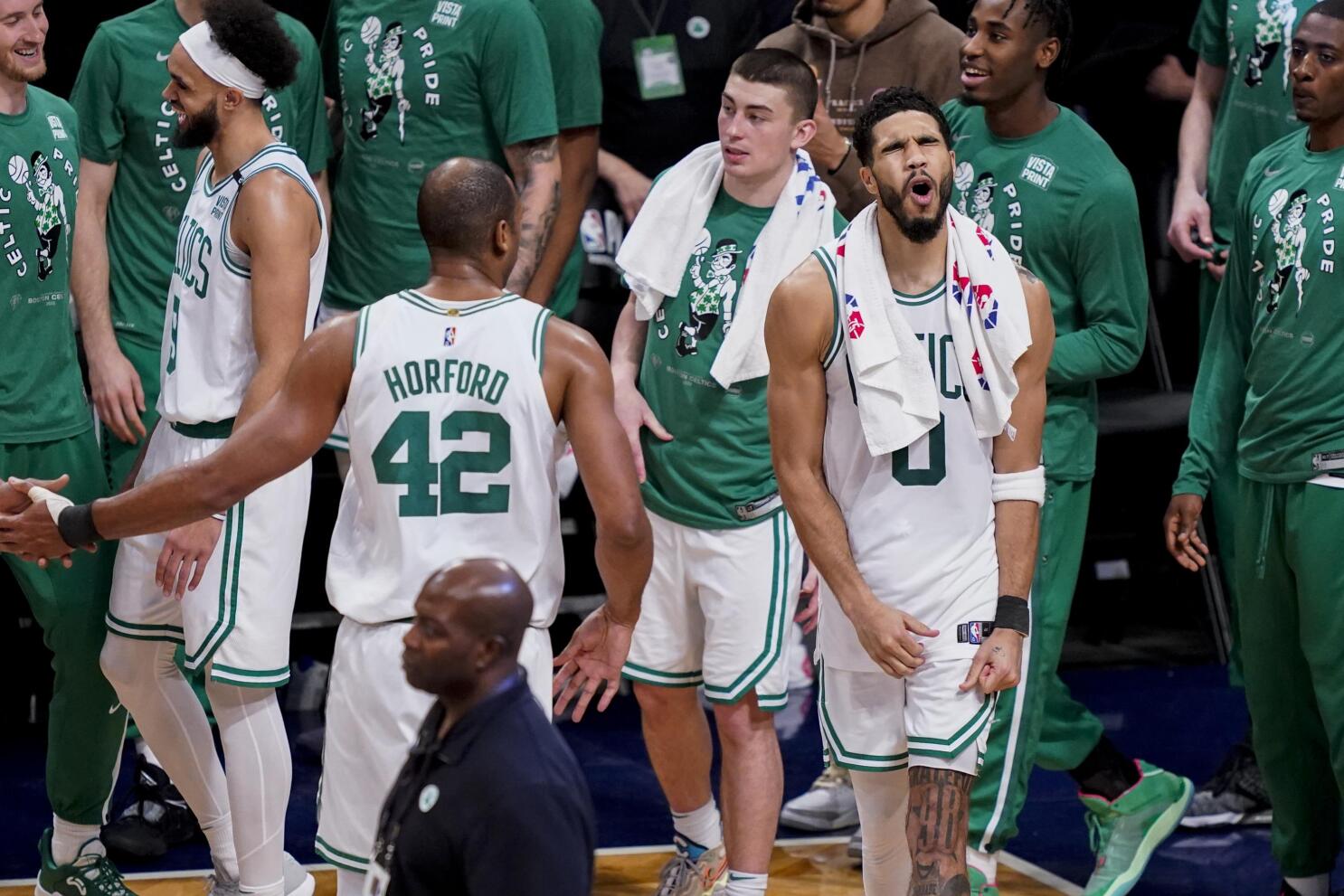 Celtics won t Fear the Deer or any team after sweeping Nets AP News